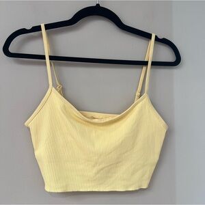 LA Hearts by Pac Sun Yellow Bathing Suit Top